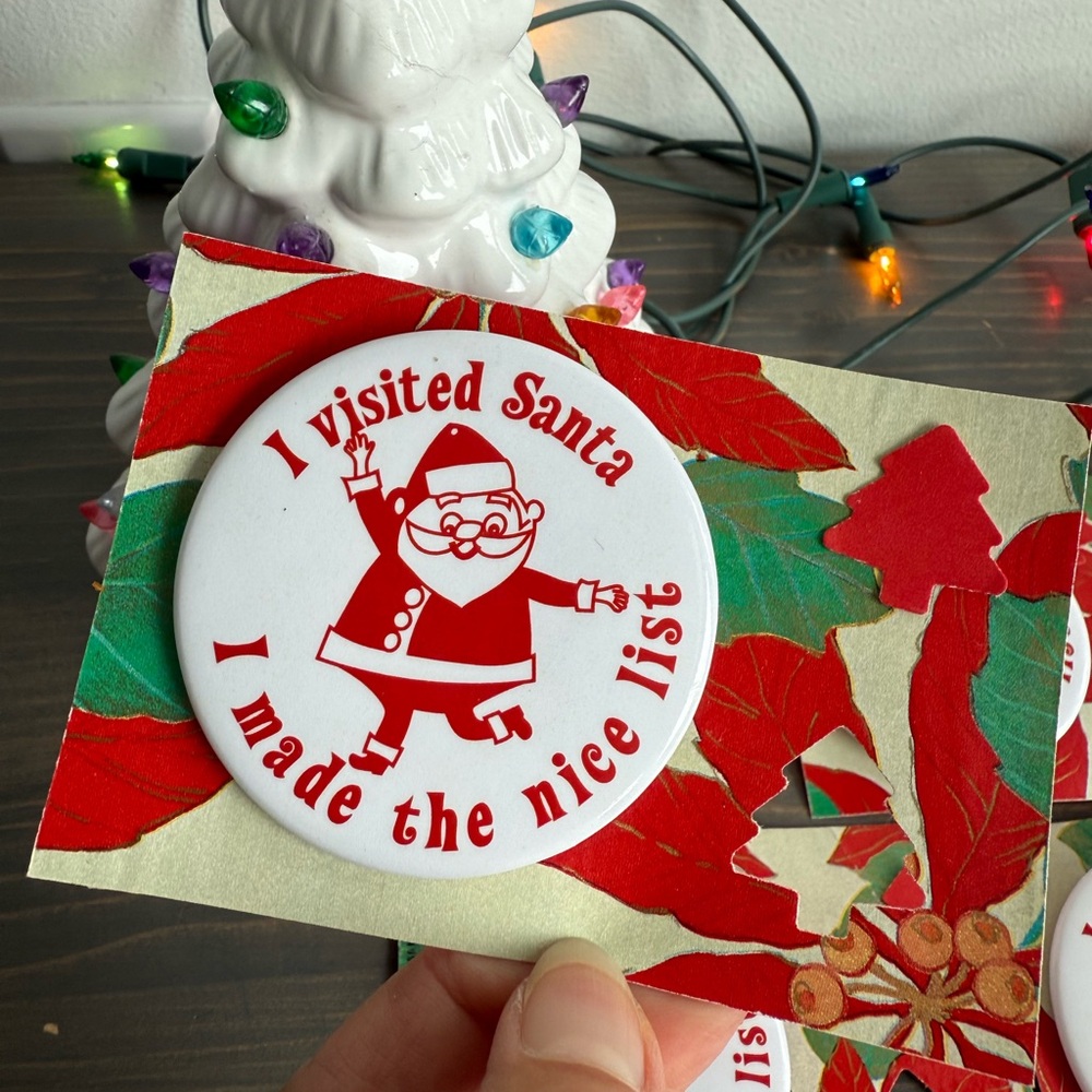 Vintage inspired Christmas pins - price per each